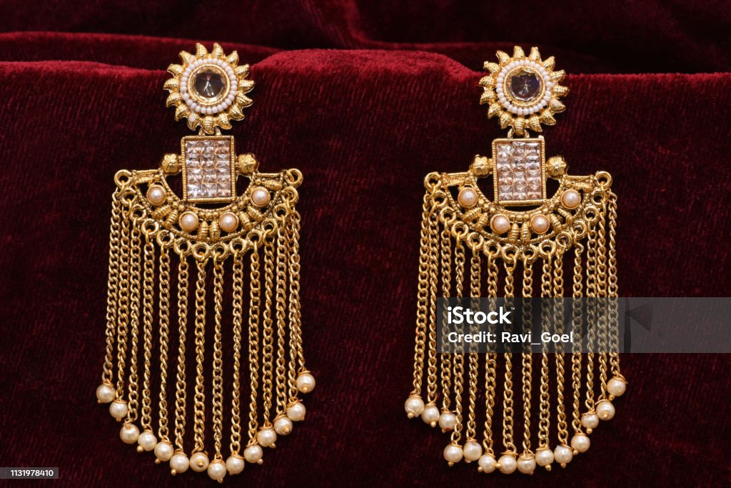 Antique Chain Earring for special occasion