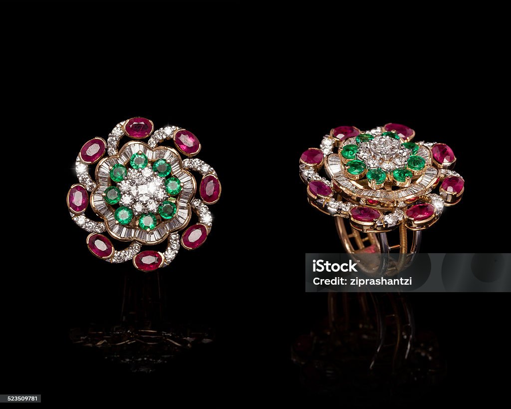 Floral Design Antique Ring
