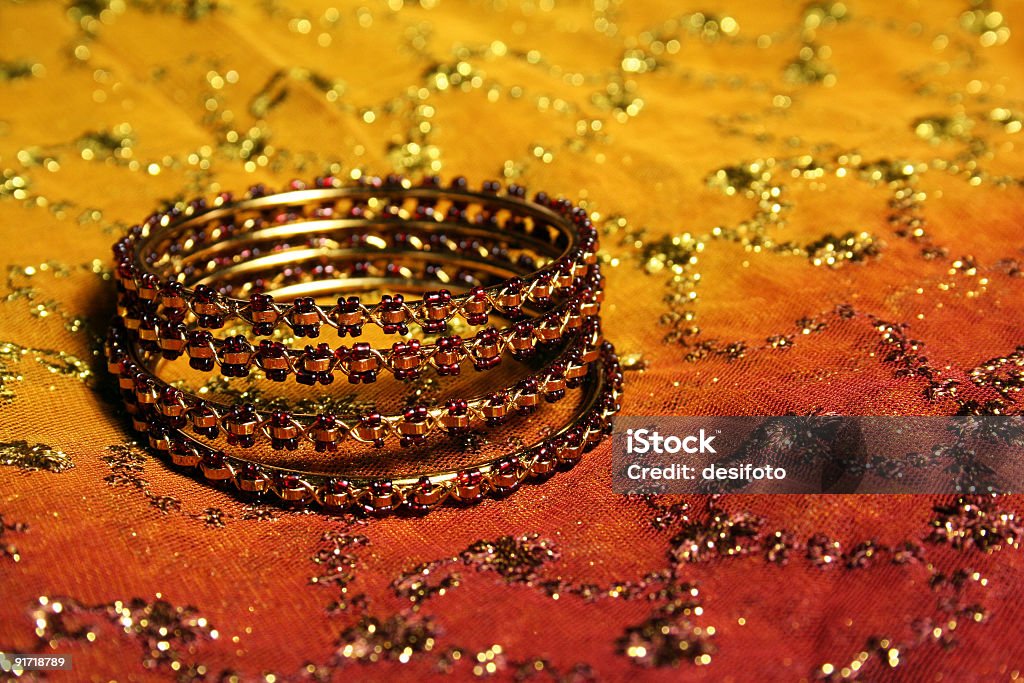Pearl work Antique Gold Bangles