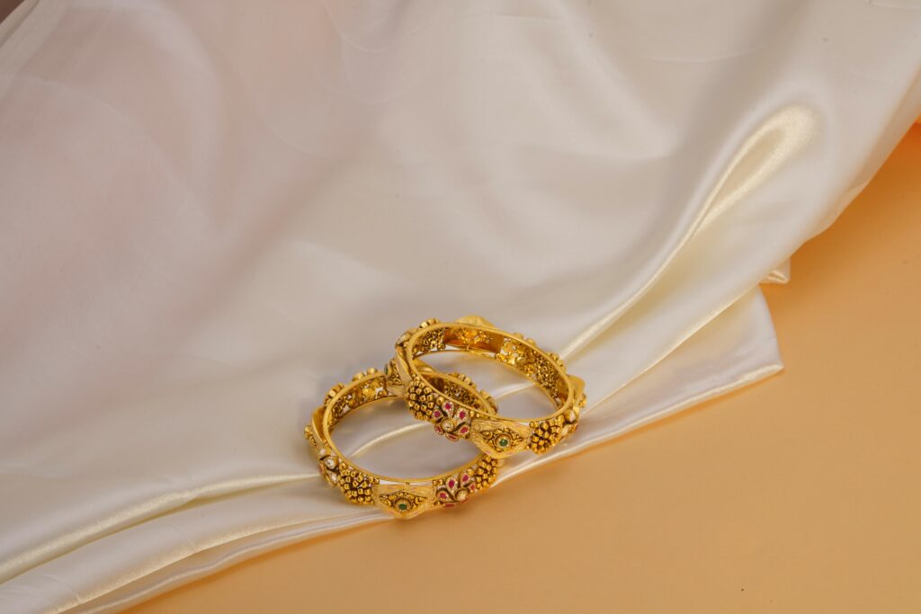 Pure Gold Bangles for Special Occasion